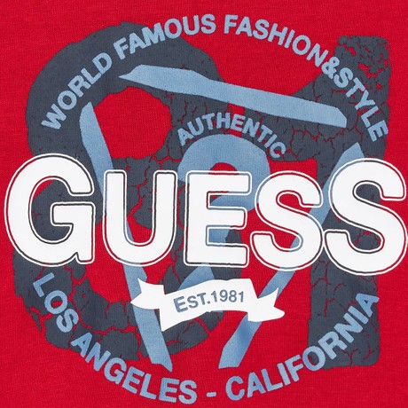 T-shirt Guess chili red &mdash; photo 3