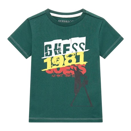 GUESS N5RI02 - SERPENTINE GREEN               - T SHIRT