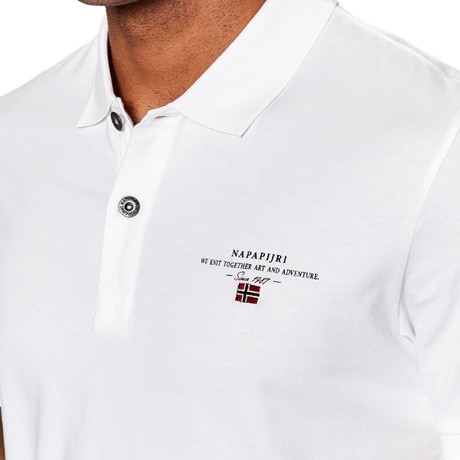NAPAPIJRI NP0A4GB40021 - BRIGHTWHITE - МУЖСКИЕ СПОРТИВНЫЕ РУБАШКИ С КОРОТКИМИ РУКАВАМИ - Image 3