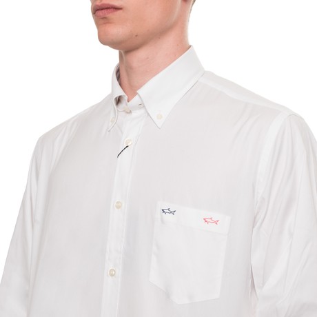 PAUL & SHARK P19P3336S - WHITE - MARŠKINĖLIAI - Image 2