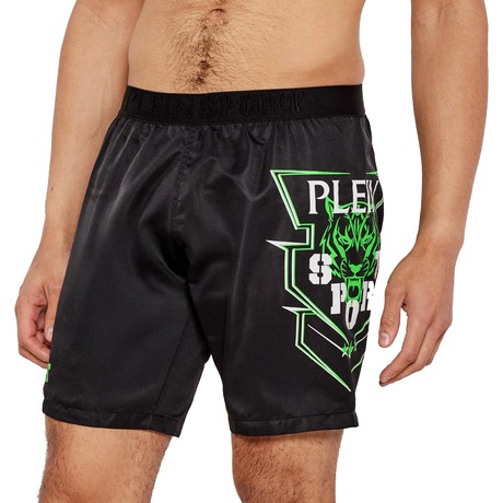 PLEIN SPORT PS25MBL03 - BLACK/GREEN  - KOSTUM