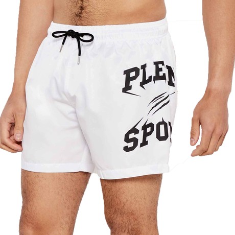 PLEIN SPORT PS25MBM01 - WHITE - MAILLOT DE BAIN
