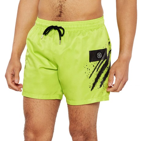 PLEIN SPORT PS25MBM04 - LIME - SWIMSUITS