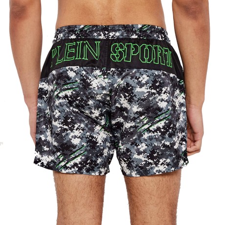 PLEIN SPORT PS25MBM08 - BLACK/WHITE  - MAILLOT DE BAIN - Image 2