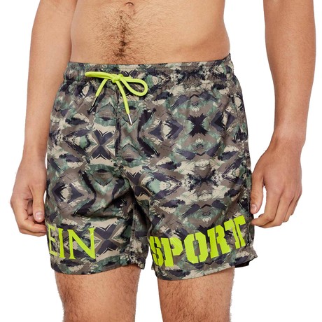 PLEIN SPORT PS25MBM09 - MILITARY  - MAILLOT DE BAIN