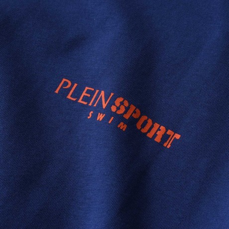 PLEIN SPORT PS25MTS04 - NAVY/ORANGE - TRICOU - Image 2