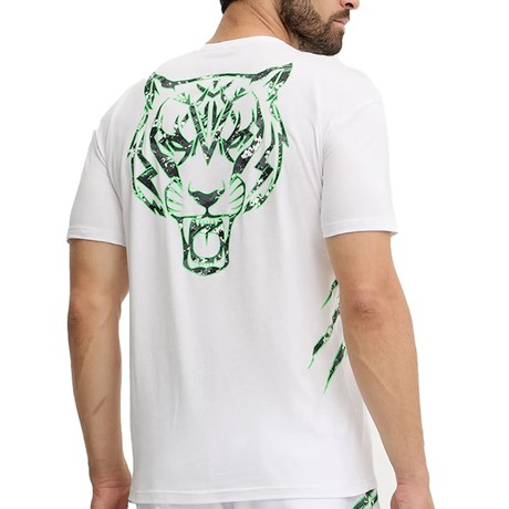 PLEIN SPORT PS25MTS05 - WHITE| GREEN  - CAMISETA - Image 2