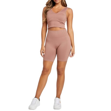 GUESS FACTORY Q4BD28 - ROASTED CHESTNUT - BERMUDAS UND SHORTS - Image 3