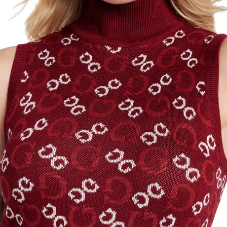 GUESS Q4BK18 - BEET JUICE RED MULTI - VESTIDOS - Image 3