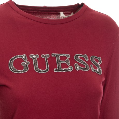 GUESS QBRP10 - BEET JUICE RED - T-SHIRT - Image 3