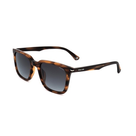 POLICE SPLL80 - SHINY STRIPED BROWN - SUNGLASSES - Image 2