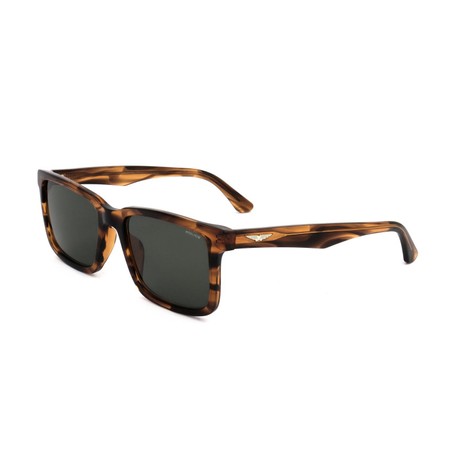 Gafas Police shiny striped brown &mdash; foto 2