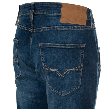 GUESS FACTORY T3BJ09 - ASTER DARK WASH - JEANSY - Image 2
