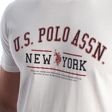 T-shirt U.s. Polo Assn bianco &mdash; foto 2