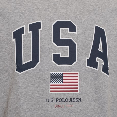 T-shirt U.s. Polo Assn grigio &mdash; fot 3