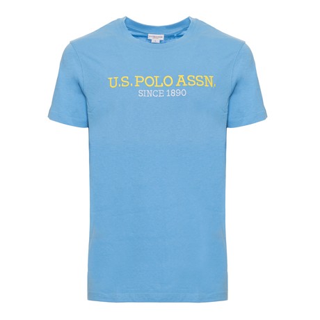 U.S. POLO ASSN US41154053 - CELESTE GIALLO - T SHIRT
