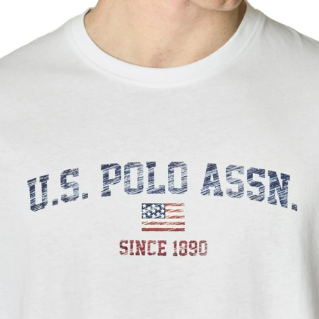 Tricou U.s. Polo Assn bianco &mdash; poze 3