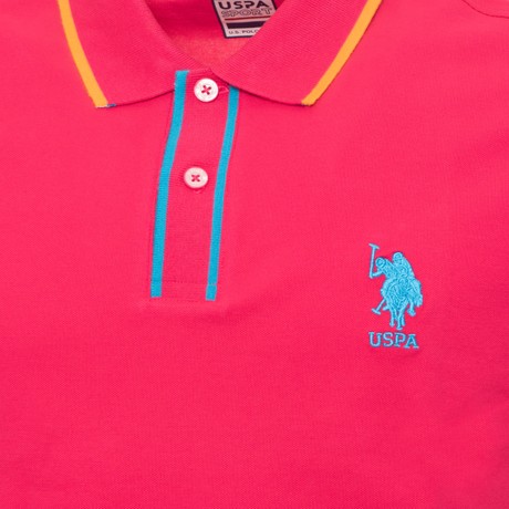 U.S. POLO ASSN US41197054 - MAGENTA MULTI - TRICOURI POLO - Image 3