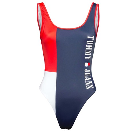 TOMMY JEANS UW0UW04095 - BLUE MULTI - MAILLOT DE BAIN - Image 3