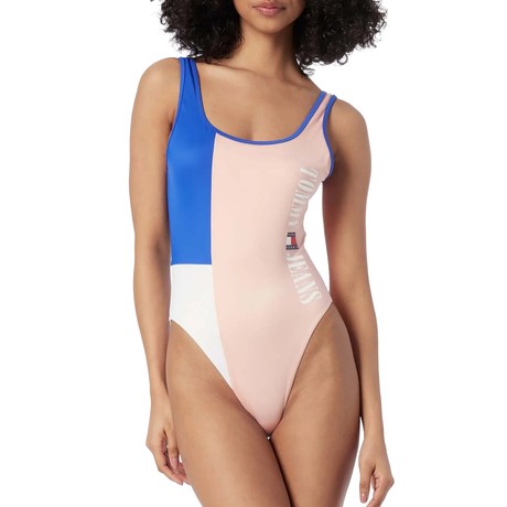 TOMMY JEANS UW0UW04095 - PINK - MAILLOT DE BAIN
