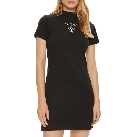 GUESS V4YK02 - Jet Black A996                 - VESTIDOS