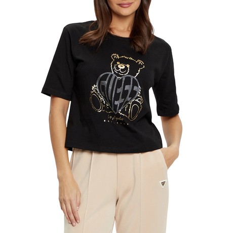 GUESS V5RI09 - Jet Black A996                 - MARŠKINĖLIAI