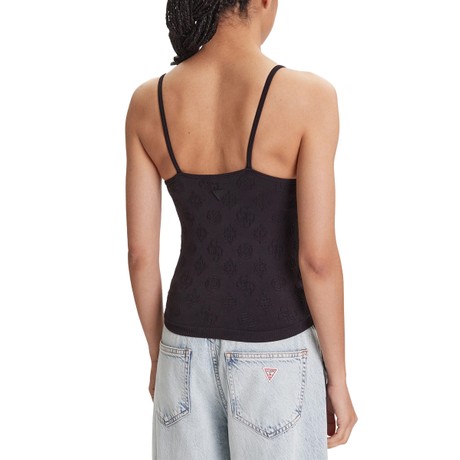 Tops And Tank Tops Guess peony s-a black &mdash; poze 2