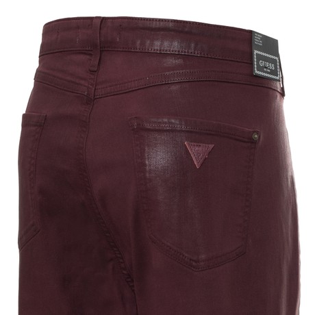 GUESS W2RAB4 - BURGUNDY SHADE MULTI - PANTS - Image 3