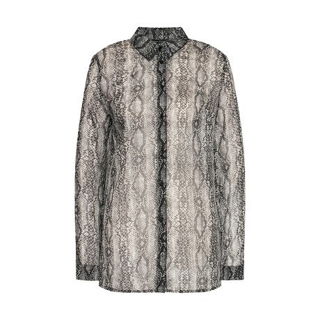 GUESS W2RH06 - SHAKA SNAKE WHITE CO - РУБАШКИ