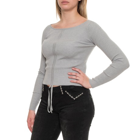 GUESS W2RR19 - LIGHT MELANGE GREY M - TOPWEAR - Image 2