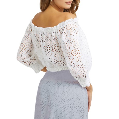 GUESS W3GH95 - Pure White - SHIRTS - Image 2