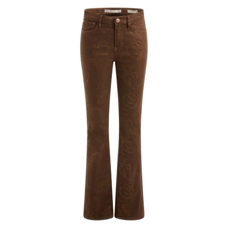 GUESS W3YA0L - DAMASC CAMEL BLACK - PANTALONS - Image 3