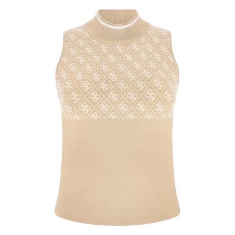 GUESS W3YR26 - CREAM AND IRISH COMB - TOPS AND TANK TOPS - Image 3