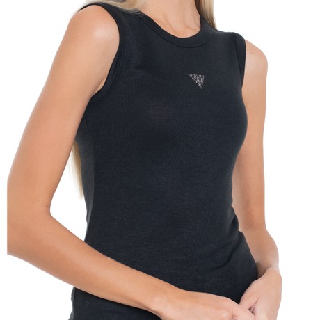Tops Y Tops De Tirantes Guess jet black heather &mdash; foto 3