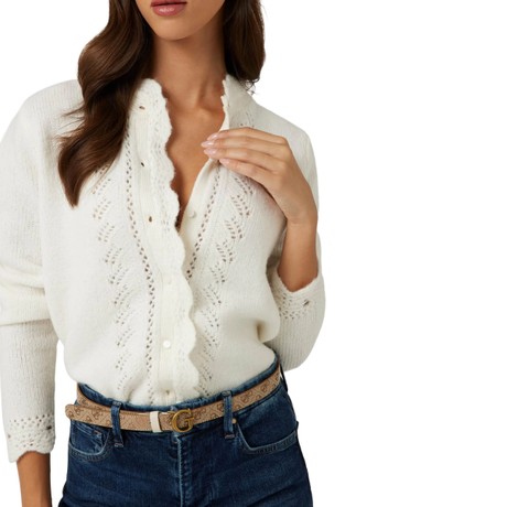 GUESS W4BR0L - DOVE WHITE                     - MAGLIE - Image 3