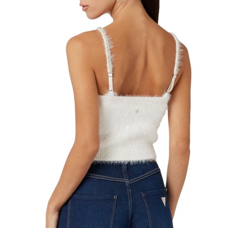 GUESS W4BR26 - CREAM WHITE - TOPS AND TANK TOPS - Image 2