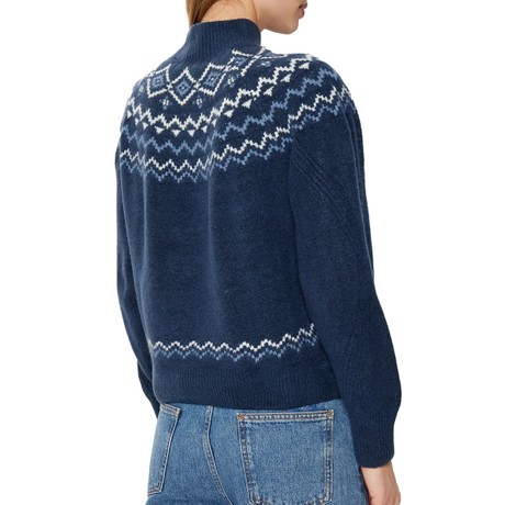 GUESS W4PR0Z - COBALT BLUE HEATHER            - MAGLIE - Image 2