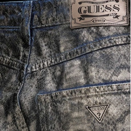 Džinsai Guess snakepit(denim scuro fantasia) &mdash; fot 3