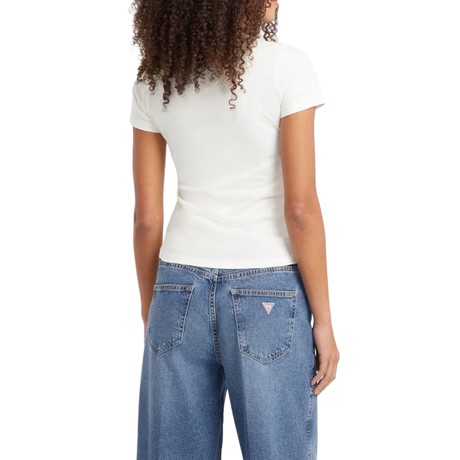 T-shirt Guess Jeans pure white heather &mdash; fot 2