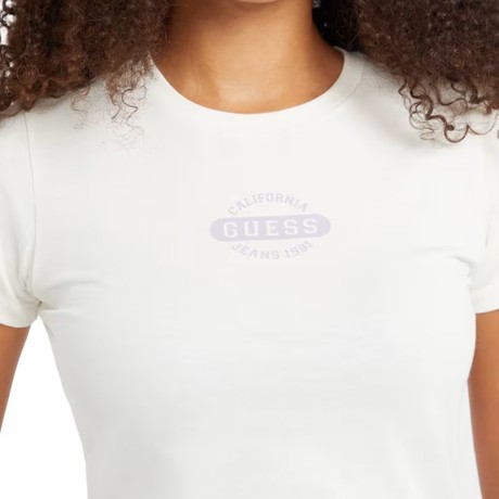 T-shirt Guess Jeans pure white heather &mdash; fot 3