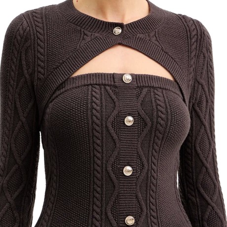 Платья Guess bark brown &mdash; фотографии 3