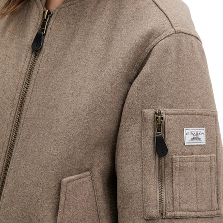 Jackets Guess Jeans safari tan melange &mdash; photo 3