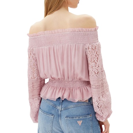 GUESS W5GH0S - LILAC CREAM MULTI - SHIRTS - Image 2