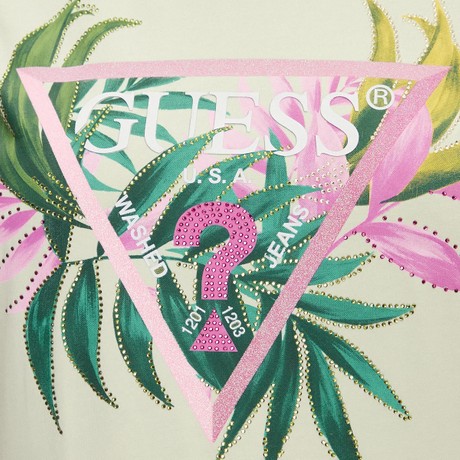 Camiseta Guess pastel lime &mdash; foto 3