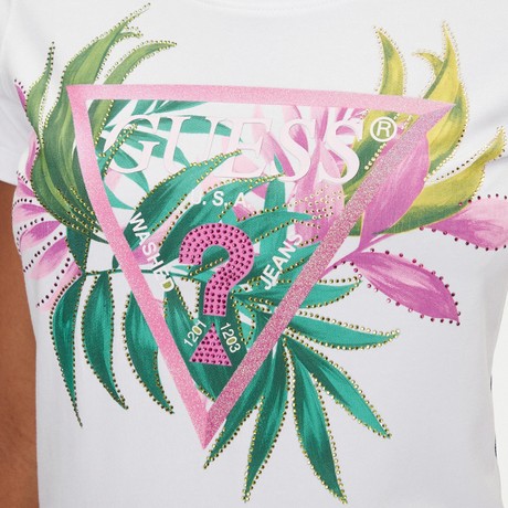 T-Shirt Guess pure white &mdash; zdjęcia 3