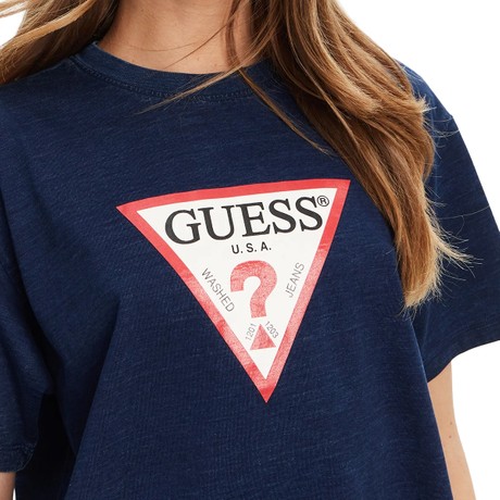 T-shirt Guess Jeans blue indigo wash &mdash; photo 3