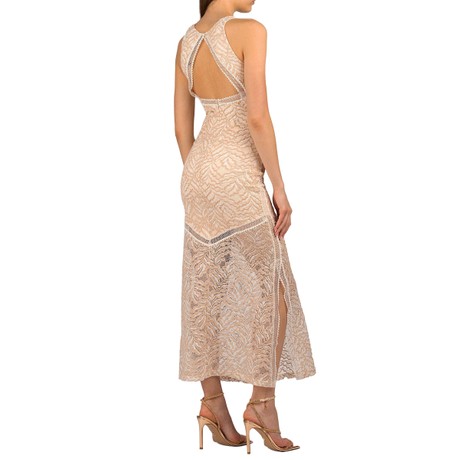 GUESS W5GK37 - CREAM AND TAUPE FOLI - ŠATY - Image 2
