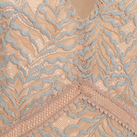 GUESS W5GK37 - BEIGE AND LIGHT BLUE - ŠATY - Image 3