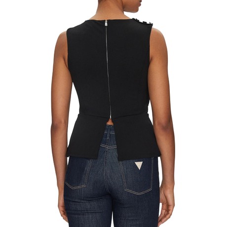 GUESS W5GP54 - Jet Black A996 - TOPS AND TANK TOPS - Image 2