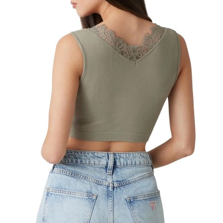 GUESS W5GZ09 - MOSSY GREEN - TOPS AND TANK TOPS - Image 2